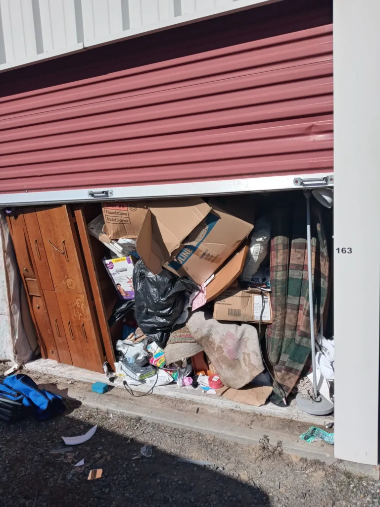 Before storage locker
